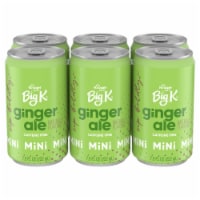 Big K® Ginger Ale Caffeine Free Mini Soda Cans