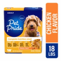 Pet Pride® Adult Dry Dog Food Chunk Style Chicken Flavor Perspective: Main