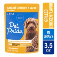 Pet Pride® Adult Wet Dog Food Grilled Chicken Flavor in Gravy Perspective: Main