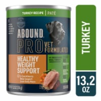 ABOUND® Pro Vet Formulated Healthy Weight Support Wet Dog Food Turkey Pate Perspective: Main