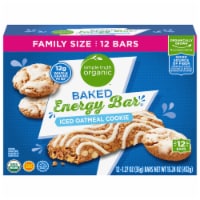 Simple Truth Organic™ Iced Oatmeal Cookie Baked Energy Bars Perspective: Main