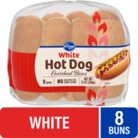 Kroger® White Hot Dog Buns Perspective: Main