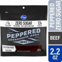 Kroger® Zero Sugar Peppered Smokehouse Beef Jerky Perspective: Main