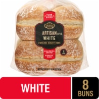 Private Selection® White Hamburger Buns Perspective: Main
