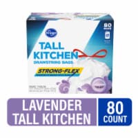 Kroger® Lavender Scent Strong-Flex Tall Kitchen 13 Gallon Drawstring Bags