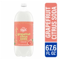 Big K® Grapefruit Citrus Caffeine Free Soda Bottle Perspective: Main