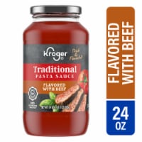 Kroger® Traditional Pasta Sauce Flavored With Beef Perspective: Main