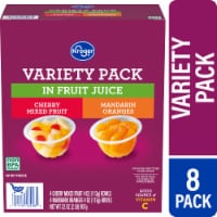 Kroger® Fruit Cups Two Flavor Variety Pack Perspective: Main