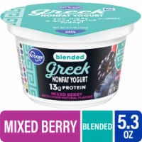 Kroger® Mixed Berry Blended Nonfat Greek Yogurt Cup Perspective: Main