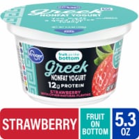 Kroger® Fruit on the Bottom Strawberry Nonfat Greek Yogurt Cup Perspective: Main