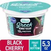 Kroger® Black Cherry Fruit on the Bottom Nonfat Greek Yogurt Cup Perspective: Main