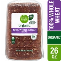Simple Truth Organic® 100% Whole Wheat Bread Perspective: Main
