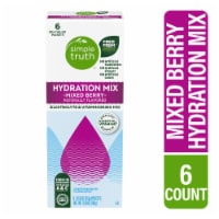 Simple Truth® Electrolyte Naturally Flavored Mixed Berry Drink Mix Packets Perspective: Main
