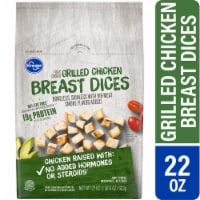 Kroger® Fully Cooked Frozen Boneless Skinless Grilled Chicken Breast Dices