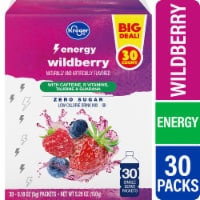 Kroger® Energy Zero Sugar Wildberry Drink Mix Packets BIG DEAL! Perspective: Main