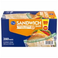 Kroger® Double Zipper Sandwich Bags Perspective: Main