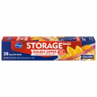 Kroger® Double Zipper Reclosable Gallon Storage Bags