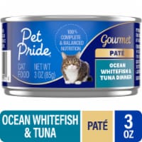 Pet Pride® All Life Stages Wet Cat Food Ocean Whitefish & Tuna Dinner Paté Perspective: Main