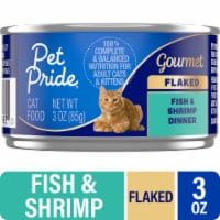 Pet Pride® All Life Stages Wet Cat Food Fish & Shrimp Dinner Flaked Perspective: Main