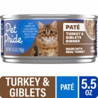 Pet Pride® All Life Stages Wet Cat Food Turkey & Giblets Dinner Paté
