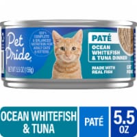 Pet Pride® All Life Stages Wet Cat Food Ocean Whitefish & Tuna Dinner Paté Perspective: Main
