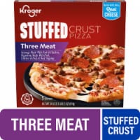Kroger® Three Meat Cheese Stuffed Crust Frozen Pizza Perspective: Main