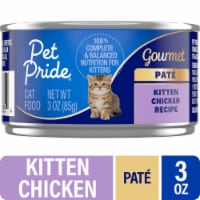 Pet Pride® Kitten Wet Cat Food Chicken Paté Perspective: Main