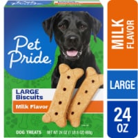 Pet Pride® Large Biscuits Dog Treats Milk Flavor Perspective: Main