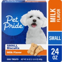 Pet Pride® Small Biscuits Dog Treats Milk Flavor Perspective: Main
