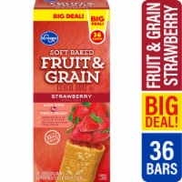 Kroger® Soft Baked Fruit and Grain Strawberry Cereal Bars BIG DEAL! Perspective: Main