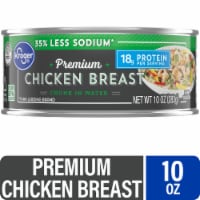 Kroger® Less Sodium Premium Chicken Chunks in Water Perspective: Main