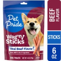 Pet Pride® Wag'n Sticks Dog Treats Real Beef Flavor Perspective: Main