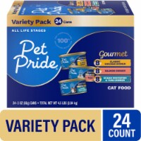 Pet Pride® All Life Stages Wet Cat Food Chicken & Fish Paté Variety Pack Cans Perspective: Main
