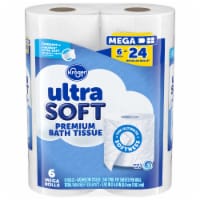 Kroger® Ultra Soft Premium Toilet Paper Mega Rolls Perspective: Main