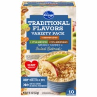 Kroger® Traditional Flavors Variety Pack Instant Oatmeal Perspective: Main