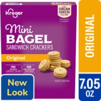 Kroger® Original Mini Bagel Sandwich Crackers Perspective: Main