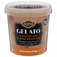 Private Selection® Chocolate Fudge Brownie Gelato Pint Perspective: Main