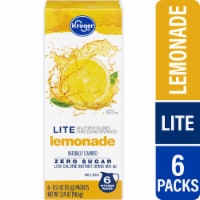 Kroger® Lite Zero Sugar Lemonade Instant Drink Mix Packets Perspective: Main