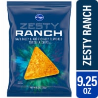 Kroger® Zesty Ranch Tortilla Chips Perspective: Main