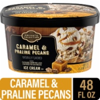 Private Selection® Caramel & Candied Pecan Ice Cream Tub Perspective: Main