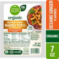Simple Truth Organic® Super Firm Sesame Ginger Baked Tofu Perspective: Main