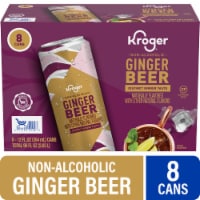 Kroger® Non Alcoholic Ginger Beer Cans Perspective: Main