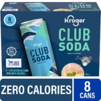 Kroger® Club Soda Cans Perspective: Main