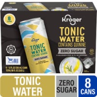Kroger® Zero Sugar Tonic Water with Quinine Perspective: Main