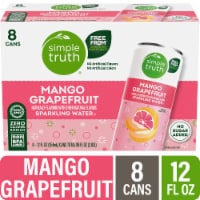 Simple Truth® Mango Grapefruit Sparkling Water Perspective: Main