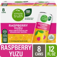 Simple Truth® Raspberry Yuzu Sparkling Seltzer Water Cans Perspective: Main