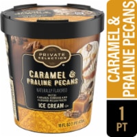 Private Selection® Caramel & Candied Pecan Ice Cream Pint Perspective: Main