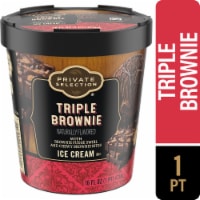 Private Selection® Triple Brownie Ice Cream Pint Perspective: Main