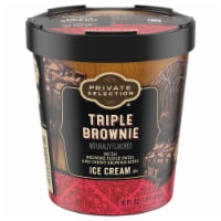 Private Selection® Triple Brownie Ice Cream Pint Perspective: Main