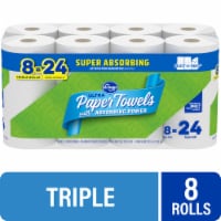 Kroger® Ultra Absorbing Power Paper Towels Triple Rolls Perspective: Main